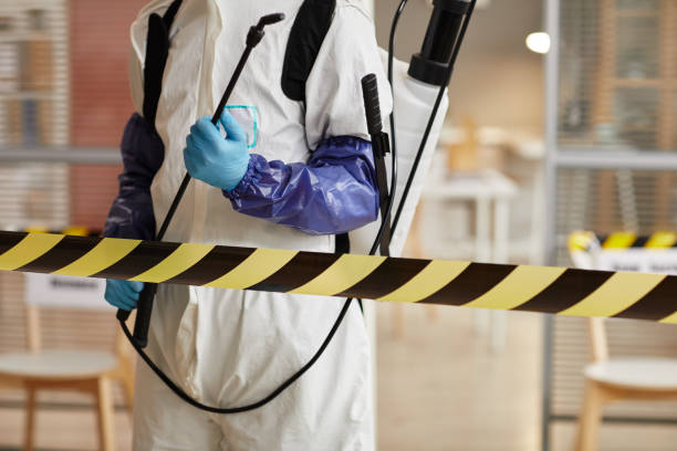 Professional Blood Cleanup technician working in Elmwood, NE
